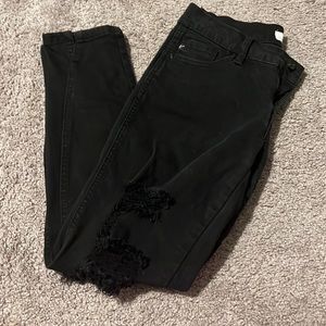 Black KanCan ripped jeans